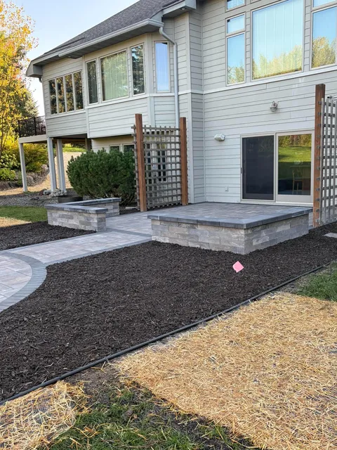 back patio installed